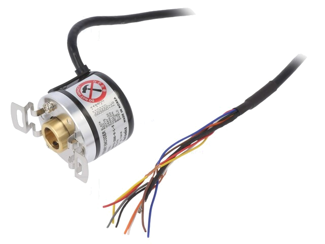 Encoder: incrementeel; Uvoed: 5VDC; 2500pulsen/omwenteling; IP50 Encoder: incrementeel; Uvoed: 5VDC; 2500pulsen/omwenteling; IP50